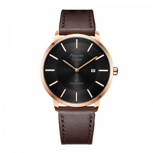 Alexandre Christie AC 8653 Rosegold Black Man MDLRGBA